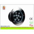 9W LED Unterwasserlicht Einzelfarbe